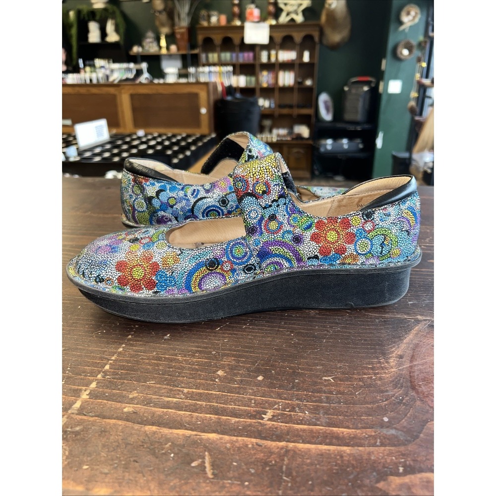 Alegria Women's Shoes Sz 41 / 10.5 Paloma Hippie Chic Dottie Peace PAL-356 - Picture 6 of 9